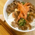 反省堂書店（のぐち）'s cooksnap of when they made 下宿生応援レシピ！甘辛牛丼☆.
