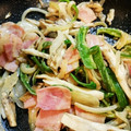 チャオ＆ともこ's cooksnap of when they made 舞茸ベーコンのマヨ醤油炒め.