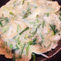 nana_koko's cooksnap of when they made ダシダで本格☆ニラと玉ねぎのちぢみ.