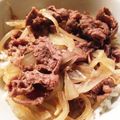 Nöööla♡'s cooksnap of when they made めんつゆで牛丼.