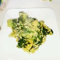 今日の勝家御膳's cooksnap of when they made 高菜の卵とじ.