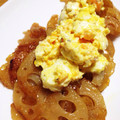 ふたごママちゃん's cooksnap of when they made 蓮根の卵ソース☆.