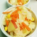 はんぶんこ☆'s cooksnap of when they made 甘くておいしい★りんごコールスローサラダ.