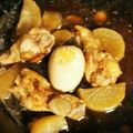menmenko's cooksnap of when they made ✿娘の好物♡手羽元と大根の照り煮✿.
