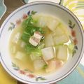 こたろろ98's cooksnap of when they made 大根とレタスのコンソメスープ.