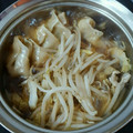 LoveVegas's cooksnap of when they made 豚肉と白菜の重ね蒸し・もやし鍋.