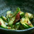 ☆結★'s cooksnap of when they made きゅうりの梅とおかかの和え物.