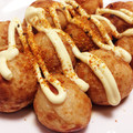 メロンパンマン's cooksnap of when they made すり下ろしたお餅でもちもちのたこ焼き.