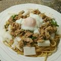 Mi7kuma's cooksnap of when they made 長芋サクサクツナパスタ.