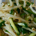 Sakiii5's cooksnap of when they made 超簡単！もやしときゅうりのナムル.