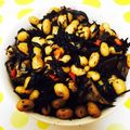 旅行好きママ's cooksnap of when they made ひじきと大豆の煮物.