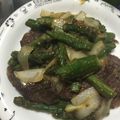 まちょきちくん's cooksnap of when they made 牛肉とアスパラの甘辛炒め.