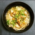 梅星おばさん's cooksnap of when they made 簡単☆なめこおろしうどん.