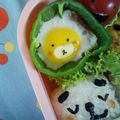 うに１１８'s cooksnap of when they made ピーマン目玉焼き♪（お弁当おかず）.
