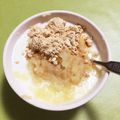 ☆あいちゃん's cooksnap of when they made おなかに優しい♪きな粉りんごヨーグルト.