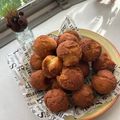 harumeiman's cooksnap of when they made 簡単おやつHMで☆サーターアンダギー.