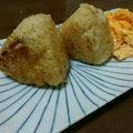 なかたんた's cooksnap of when they made 残りご飯で★簡単焼きおにぎり★チーズＩＮ.
