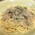 hachika♡'s cooksnap of when they made 簡単！水菜とツナのパスタ☆.