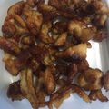 やんしゅ's cooksnap of when they made ヘルシー！鶏皮のカリカリ焼。甘辛味.