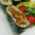 ぽんこ♡'s cooksnap of when they made しょうが焼きおにぎらず.