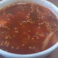 コハク☆。・'s cooksnap of when they made ☆簡単♪キムチとトマトの【赤い】スープ☆.