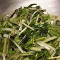 えりみゃん's cooksnap of when they made 大根と水菜のごま油和え.