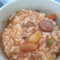 にこにこジャッキー's cooksnap of when they made ミネストローネリメイク！チーズリゾット.