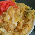 とも☆♪☆♪'s cooksnap of when they made 新玉ねぎを使った＠山田うどん風かき揚げ丼.