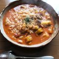 さかちゃーはん's cooksnap of when they made ナスとソーセージのトマトカレーリゾット.