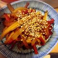 △▽食いしんぼう△▽'s cooksnap of when they made お酒のつまみ 大根きんぴら.