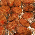 クックHWUFUY☆'s cooksnap of when they made 揚げない魚肉ソーセージフライのお弁当.