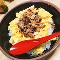 s菜の花2's cooksnap of when they made ぶりの照り焼きリメイク＊ぶり玉子丼.