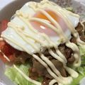 チキン南蛮9's cooksnap of when they made ヨシダグルメソースで照り玉豚マヨサラダ丼.