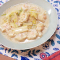 平井道子's cooksnap of when they made エビシューマイと白菜の中華風クリーム煮.