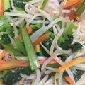 リーコッコー's cooksnap of when they made 【節約】モヤシと小松菜のナムル♡.