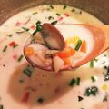 ゆかちゃん♡'s cooksnap of when they made アサリと野菜のミルクスープ.