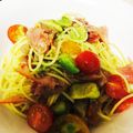 クックQSHI94☆'s cooksnap of when they made 生ハムとアボカドの冷製パスタ.