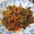 しはな's cooksnap of when they made 冷蔵庫の具材で野菜炒め(ビーマンと茄子).