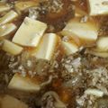 ともんがちゃん's cooksnap of when they made 簡単☆すき焼き風あんかけ肉豆腐.