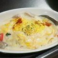 からあげパーティー's cooksnap of when they made シチューリメイク！トロットロオムライス.