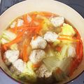 ごんた1028's cooksnap of when they made 白菜と鶏団子の春雨たっぷりスープ♪♪.