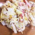 akinoko83's cooksnap of when they made 白菜とカニカマのマヨマスサラダ（＾−＾）.