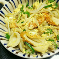 ＊SHIBA＊'s cooksnap of when they made 節約料理？もやしとちくわの卵とじ.