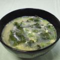 katsupi's cooksnap of when they made 　◎わかめ　たまご　たぁっぷり　スープ◎.