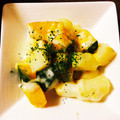かまめ♪'s cooksnap of when they made かぼちゃとじゃがいものチーズ和え.