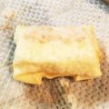 愛猫ベリー's cooksnap of when they made 餃子の皮で☆チーズとカニカマの包み揚げ.