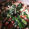 花団子＊'s cooksnap of when they made 炒りごまたっぷりホウレンソウの白和え.