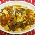 ウッウー's cooksnap of when they made 牛肉と白菜のピリ辛中華炒め.
