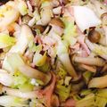 はるシェフ's cooksnap of when they made キャベツとキノコのベーコン醤油バター炒め.