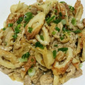 miriya♡'s cooksnap of when they made 今夜のおかずに豚肉とちくわの味噌マヨ炒め.
